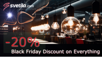 Shining Black Friday: Discounts on All Bulbs, LED Lights, and Fixtures!