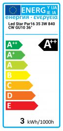 Star Par16 35 2,6 W 840 GU10 36 Osram
