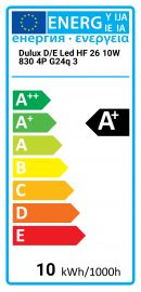 Dulux D-E LED HF 26 10W 830 4P G24q 3 Osram