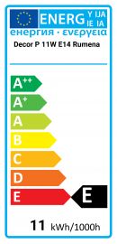 Decor P 11W E14 yellow Osram