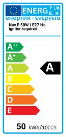 NAV-E 50W I E27 No Igniter Required Osram