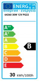 64260 30W 12V PG22 Osram