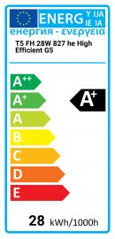 T5 FH 28W 827 HE High Efficient G5 Osram