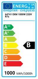 64741 EKM 1000W 220V R7s Osram