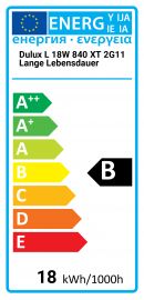 CFL Dulux L 18W 840 XT 2G11 Long lifetime Osram